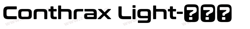 Conthrax Light字体转换 Conthrax Light字体转换